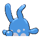 Azumarill back-facing sprite from Pokémon Diamond