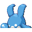 Azumarill back-facing sprite from Pokémon Ruby