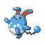 Azumarill front-facing sprite from Pokémon Ruby