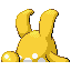 Azumarill shiny back-facing sprite from Pokémon Ruby