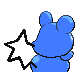 Azurill back-facing sprite from Pokémon Diamond