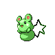 Azurill shiny front-facing sprite from Pokémon Diamond