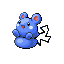Azurill front-facing sprite from Pokémon Emerald