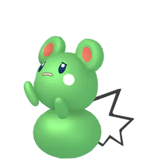 Azurill shiny front-facing sprite from Pokémon XD: Gale of Darkness