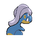 Bagon back-facing sprite from Pokémon Pearl