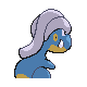 Bagon back-facing sprite from Pokémon Platinum