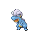 Bagon front-facing sprite from Pokémon Platinum