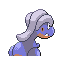 Bagon back-facing sprite from Pokémon Sapphire