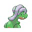 Bagon shiny back-facing sprite from Pokémon Sapphire