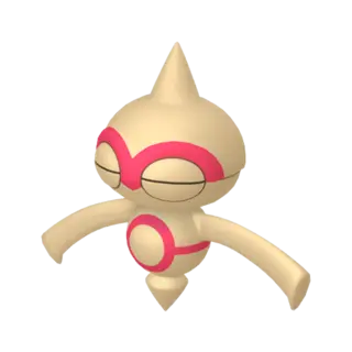 Baltoy front-facing sprite from Pokémon Moon