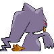 Banette back-facing sprite from Pokémon Diamond