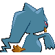 Banette shiny back-facing sprite from Pokémon Diamond