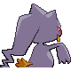 Banette back-facing sprite from Pokémon SoulSilver