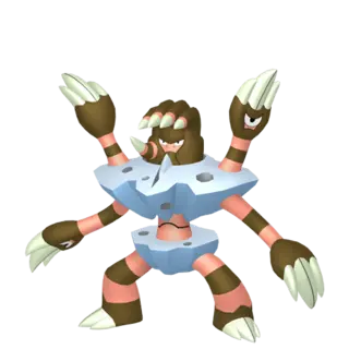 Barbaracle front-facing sprite from Pokémon Omega Ruby