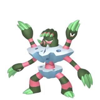 Barbaracle shiny front-facing sprite from Pokémon Omega Ruby