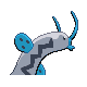 Barboach back-facing sprite from Pokémon SoulSilver