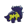 Bastiodon shiny back-facing sprite from Pokémon White 2
