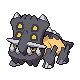 Bastiodon front-facing sprite from Pokémon Pearl
