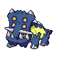 Bastiodon shiny front-facing sprite from Pokémon Pearl