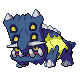 Bastiodon shiny front-facing sprite from Pokémon SoulSilver