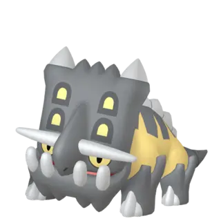 Bastiodon front-facing sprite from Champions
