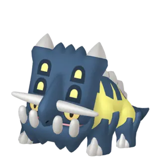Bastiodon shiny front-facing sprite from Champions