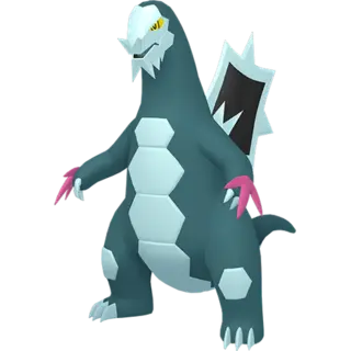 Baxcalibur shiny front-facing sprite from Legends Za