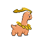 Bayleef shiny back-facing sprite from Pokémon White 2