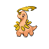Bayleef shiny front-facing sprite from Pokémon Black
