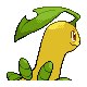 Bayleef back-facing sprite from Pokémon Pearl