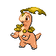 Bayleef shiny front-facing sprite from Pokémon Pearl