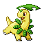 Bayleef front-facing sprite from Pokémon Emerald