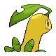 Bayleef back-facing sprite from Pokémon SoulSilver