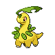 Bayleef front-facing sprite from Pokémon SoulSilver