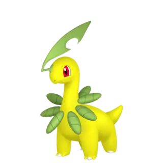 Bayleef front-facing sprite from Pokémon Violet