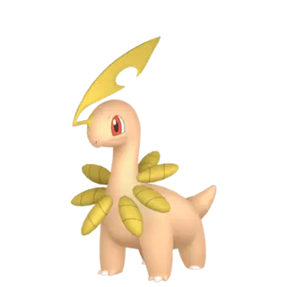 Bayleef shiny front-facing sprite from Pokémon Violet