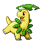 Bayleef front-facing sprite from Pokémon Ruby