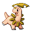 Bayleef shiny front-facing sprite from Pokémon Ruby