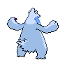 Beartic shiny back-facing sprite from Pokémon Black 2