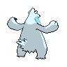 Beartic back-facing sprite from Pokémon Black