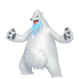 Beartic front-facing sprite from Pokémon Omega Ruby