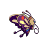 Beautifly shiny back-facing sprite from Pokémon Black 2