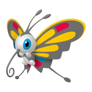 Beautifly front-facing sprite from Pokémon Legends: Arceus