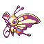 Beautifly shiny front-facing sprite from Pokémon Sapphire