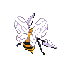 Beedrill back-facing sprite from Pokémon Black