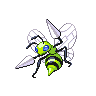 Beedrill shiny front-facing sprite from Pokémon Black