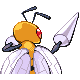 Beedrill back-facing sprite from Pokémon Pearl