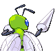 Beedrill shiny back-facing sprite from Pokémon Pearl