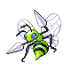 Beedrill shiny front-facing sprite from Pokémon Pearl