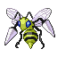Beedrill shiny front-facing sprite from Pokémon Emerald
